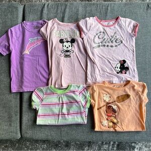 girls shirt bundle 5T